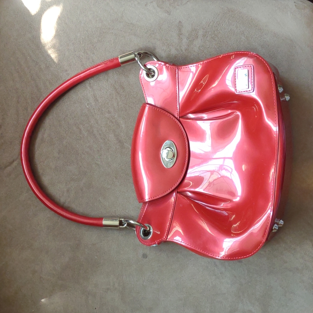 Beijo Red Patent Leather Bag